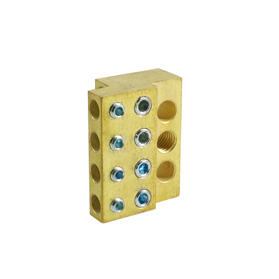 Brass distribution blocks